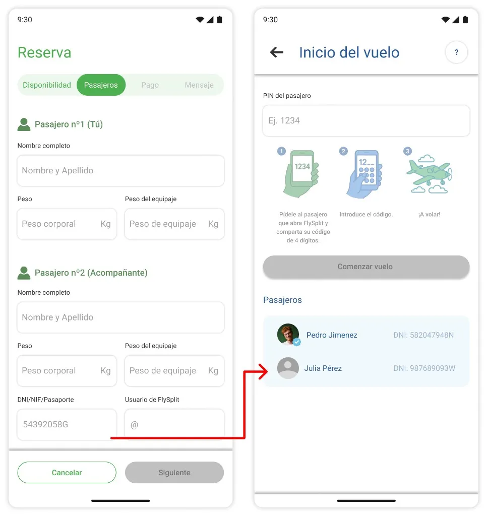 Before & After screenshot, Companion ID field